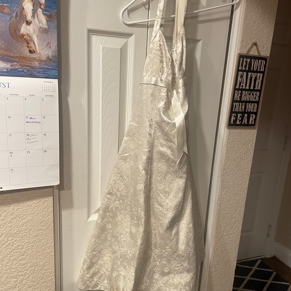 Cream colored, dress. Size 12.